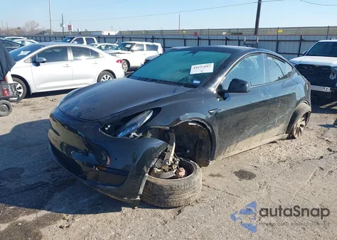 2021 Tesla Model Y Performance Dual Motor All-Wheel Drive из США, поврежденный, VIN 5YJYGDEF7MF081914